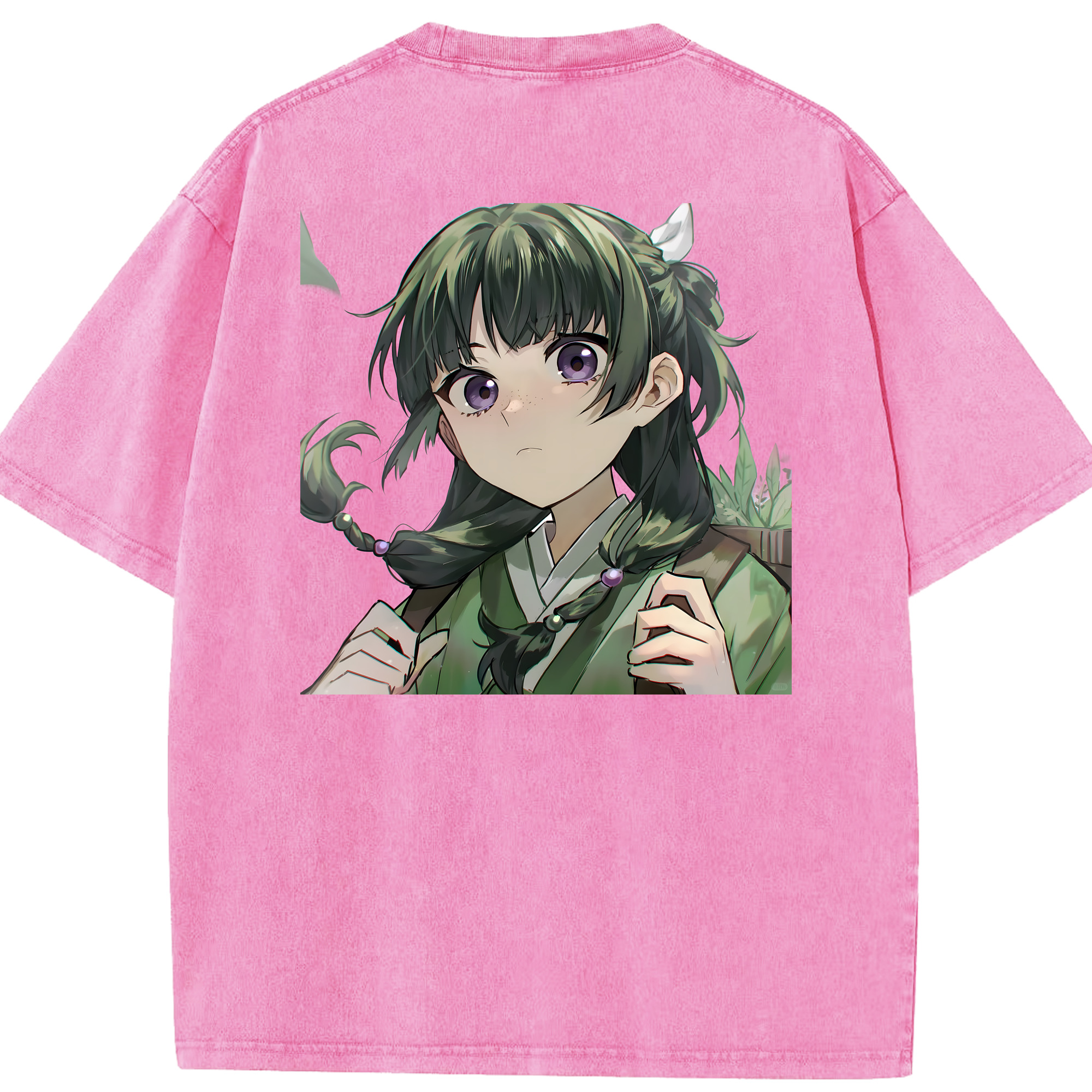 （画像用） 薬屋のひとりごと The Apothecary Diaries 綿100% ヴィンテージ風 半袖Tシャツ（背面プリント）